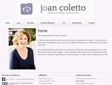 Tablet Screenshot of joancoletto.com